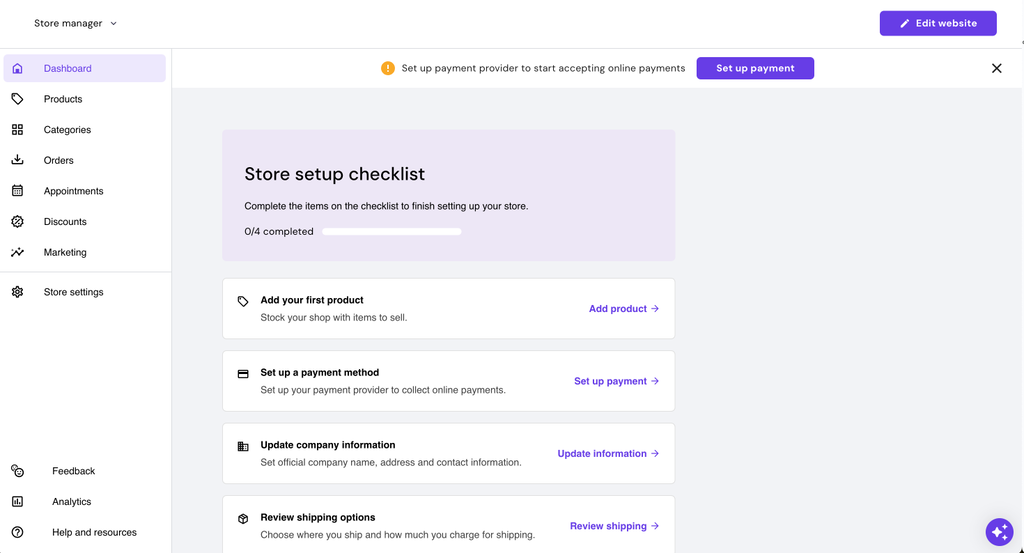 Online winkel maken met Hostinger
