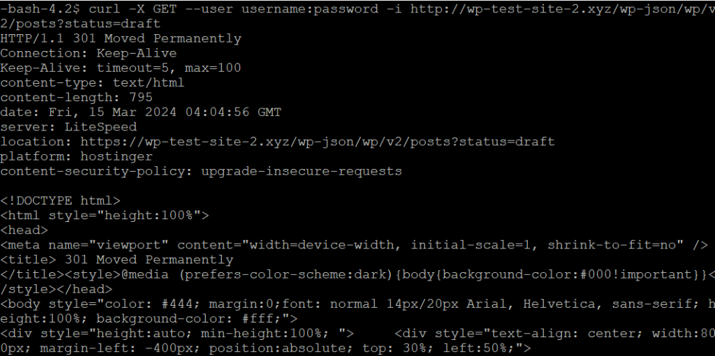 WordPress REST API get verzoek haalt privégegevens op