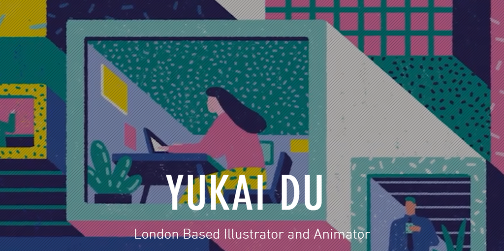 De online portfolio van kunstenares en illustrator Yukai Du