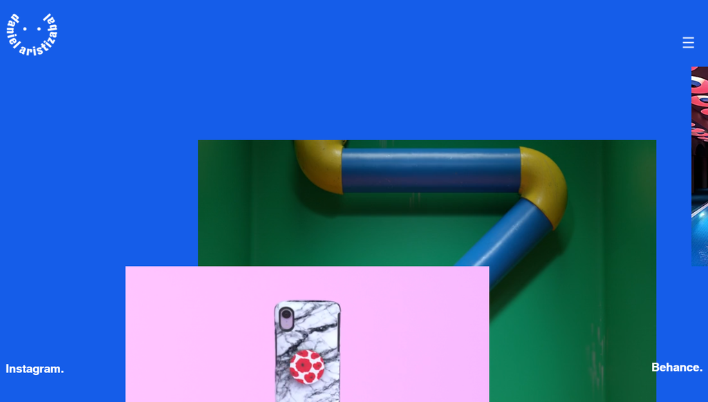 Voorbeeld van het interactieve ontwerp van Daniel Aristizabal