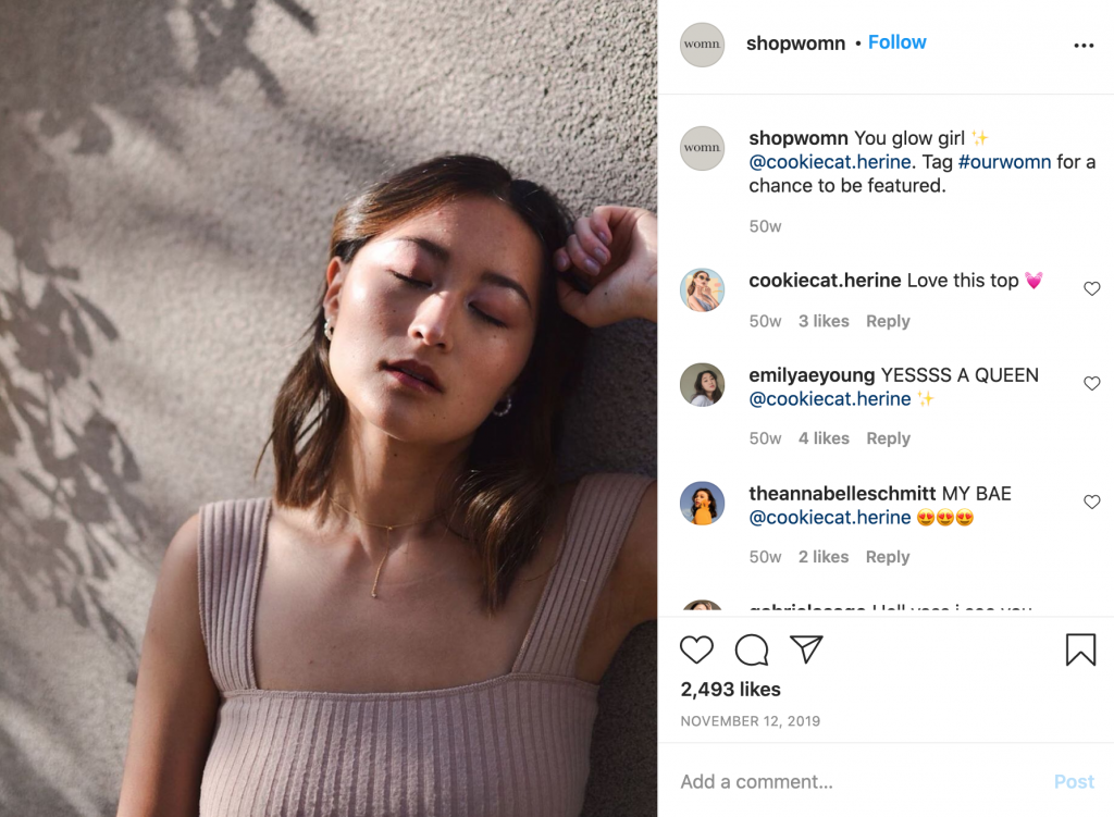 Sociale media marketing op instagram voor kledij