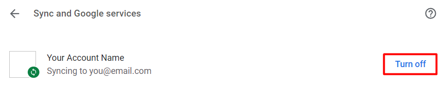 Waar je de synchronisatie van je Google account kan afzetten