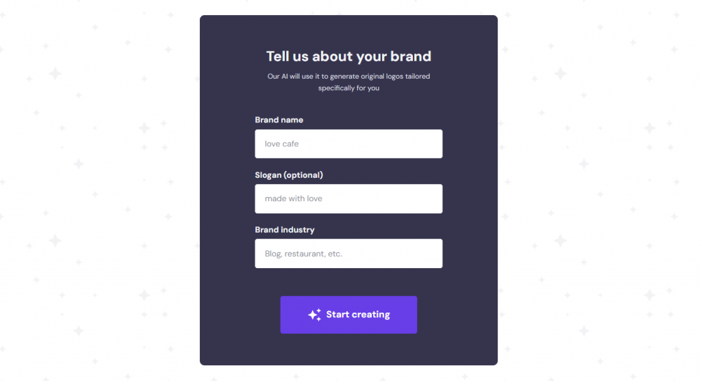 Hostinger AI logomaker
