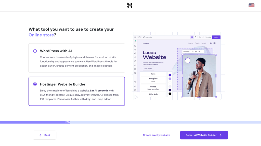Kiezen of je webshop gemaakt wordt met AI of niet.