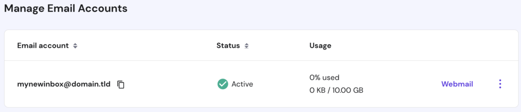 E-mailaccounts beheren