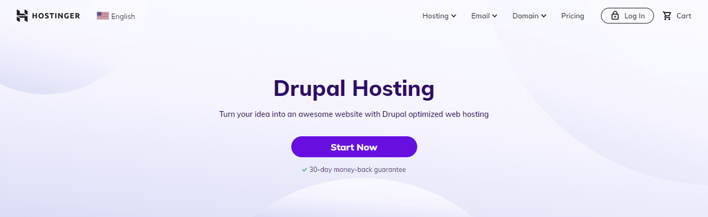 Drupal hosting op Hostinger