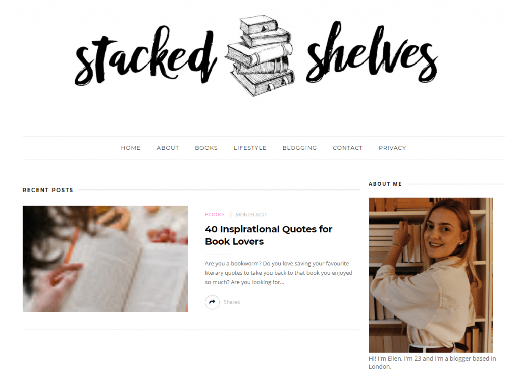 Stacked Shelves boekenblog