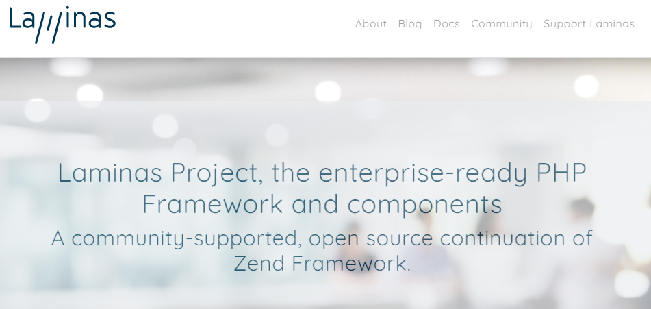 Laminas Project startpagina