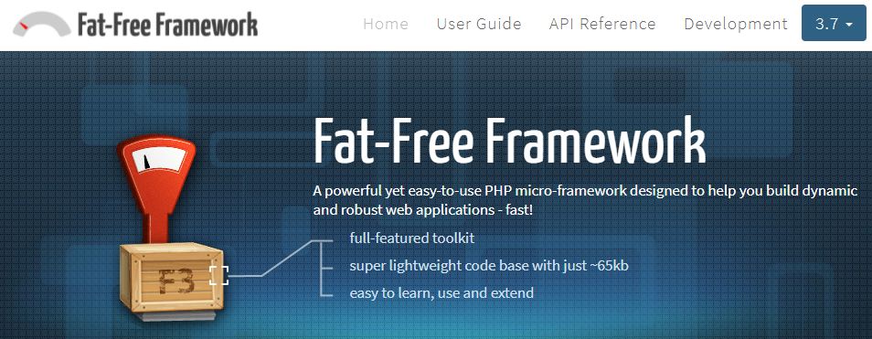 Fat-Free Framework startpagina