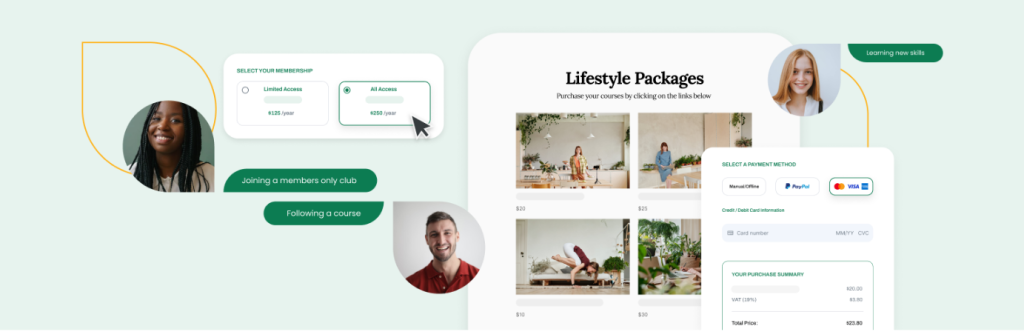 Paid Membership Subscriptions startpagina
