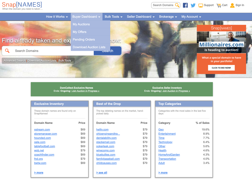 SnapNames Startseite
