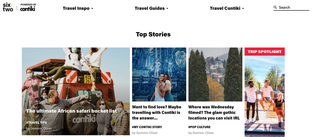 Startseite von Six-Two