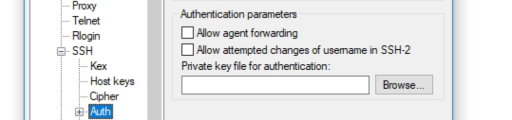 Hochladen Ihrer privaten Schlüsseldatei.
