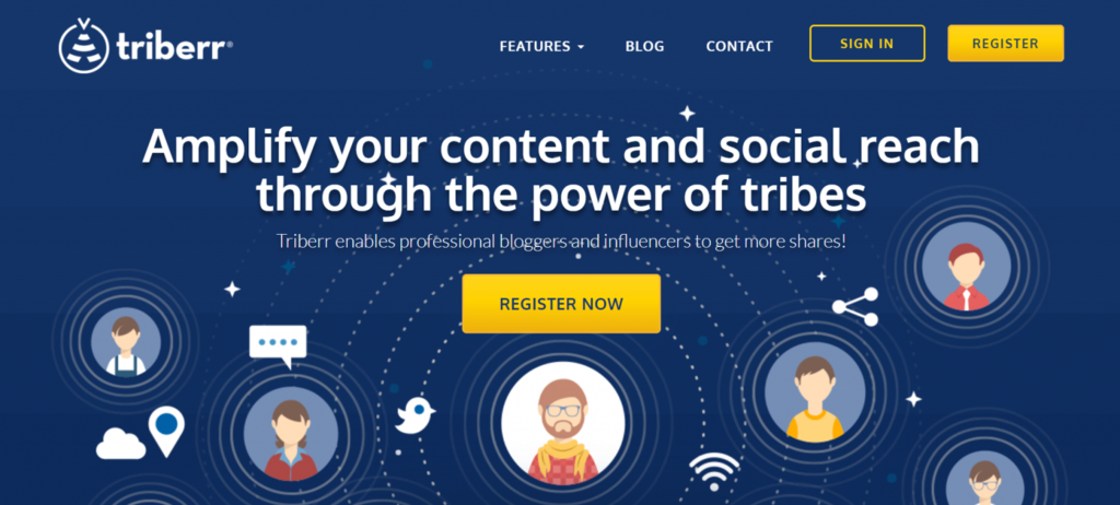 Triberr Homepage