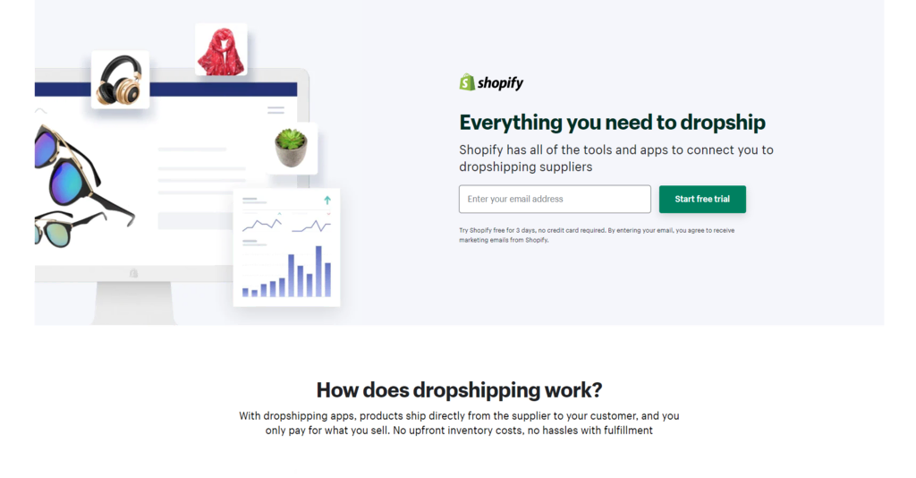 Shopify-Homepage