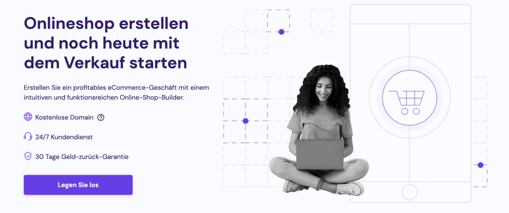 Onlineshop erstellen mit Hostinger