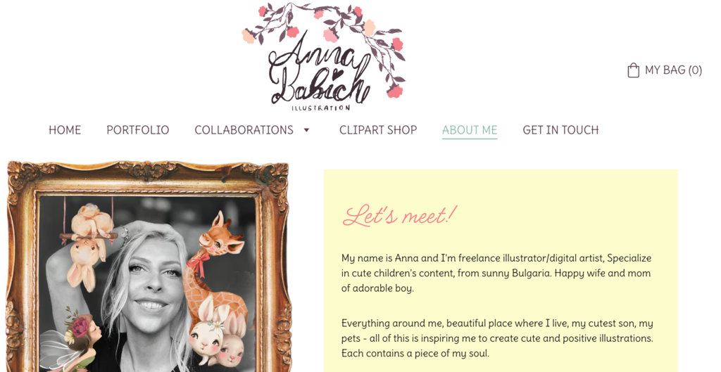 Anna Babich über Seite