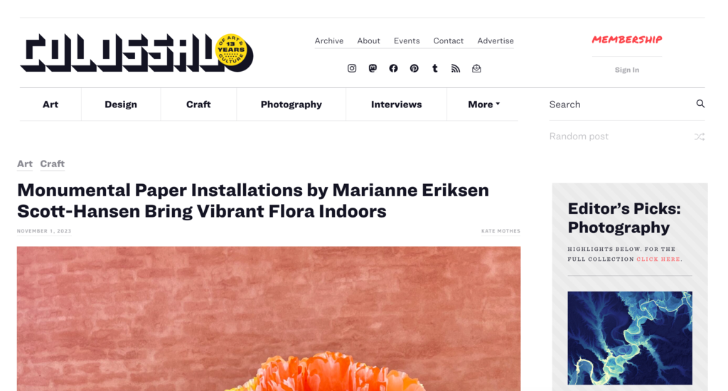 Colossal Website