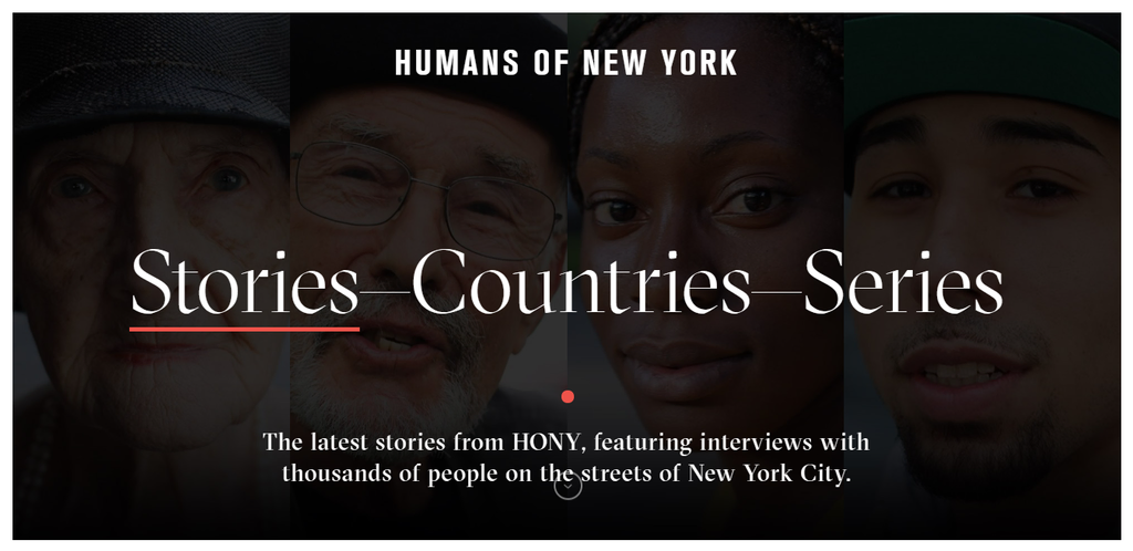 Humans of New York Website