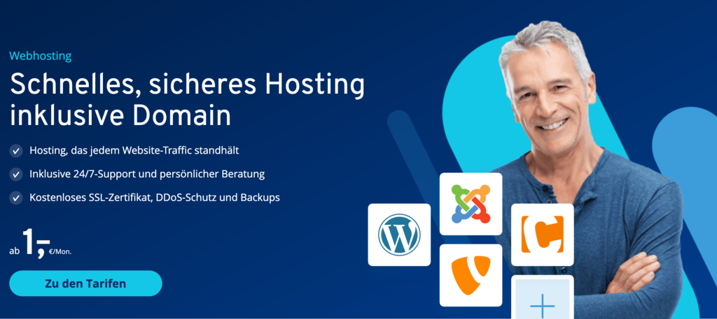 Ionos Webhosting-Angebot
