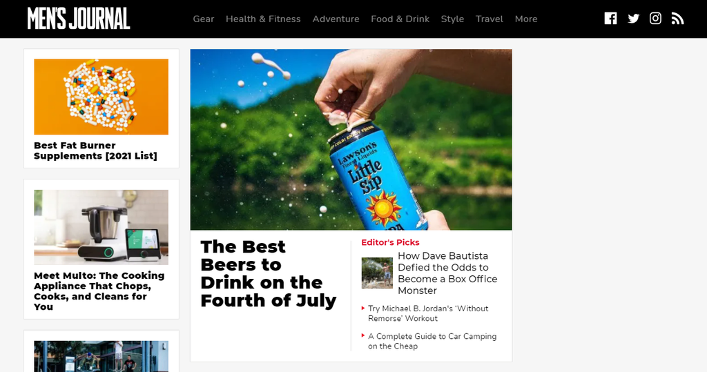 Men's Journal Website