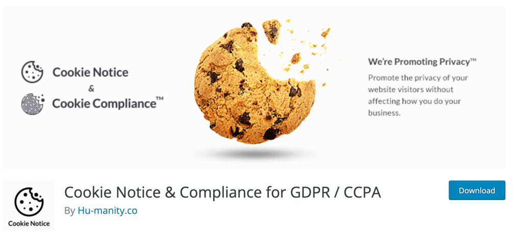 Cookie-Hinweis & Compliance f&uuml;r GDPR / CCPA-Plugin-Banner