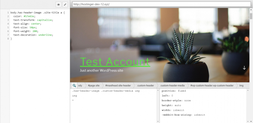 Hinzuf&uuml;gen von individuellem CSS durch SiteOrigins eingebauten Editor