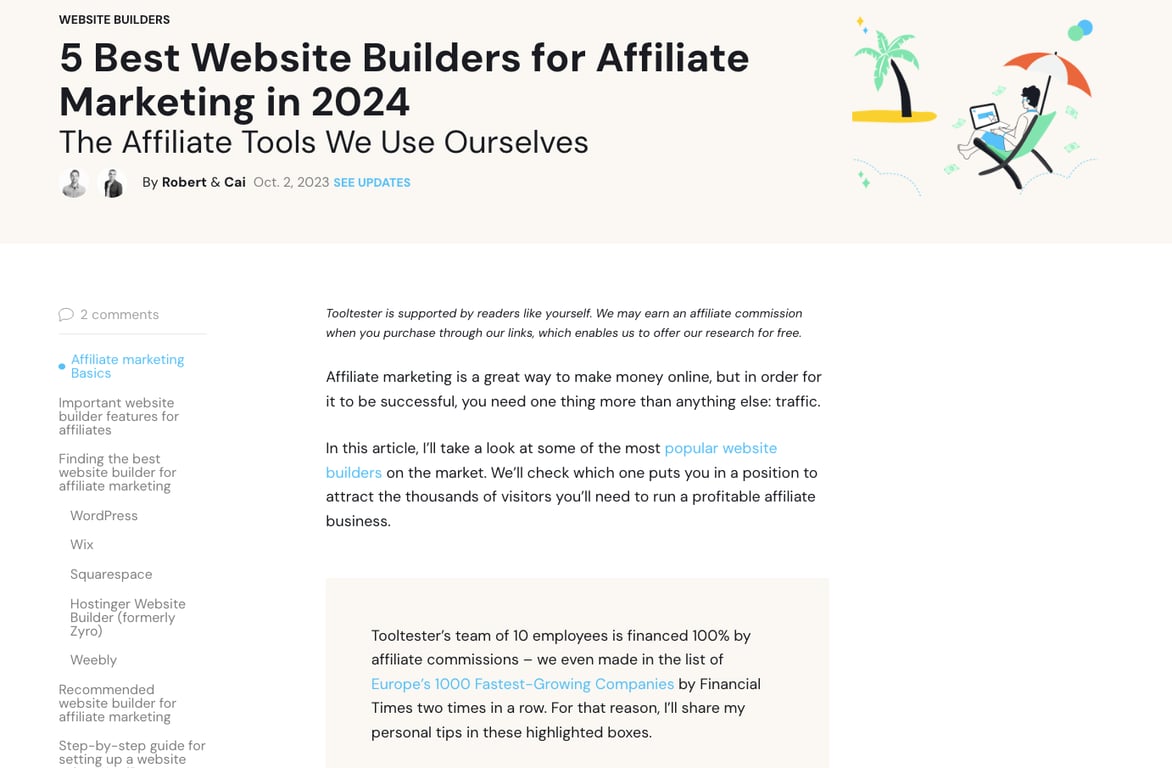 Tooltester Affiliate-Marketing
