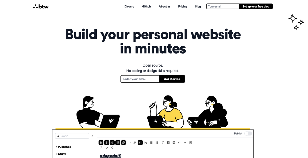 btw Homepage