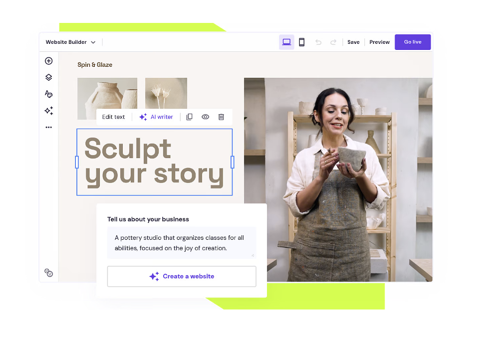 Hostinger Website-Baukasten
