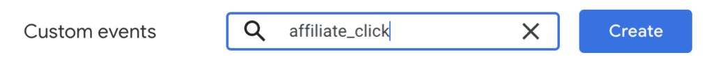 Erstellen eines benutzerdefinierten Ereignisses für Affiliate-Klicks in GA4
