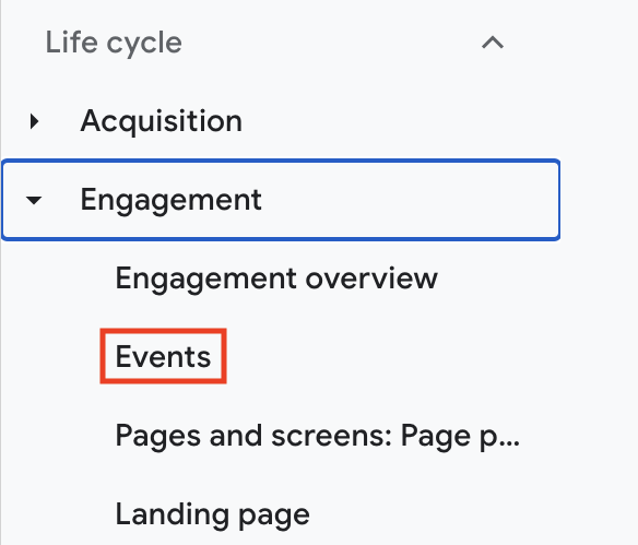 Ereignisverfolgung in GA4