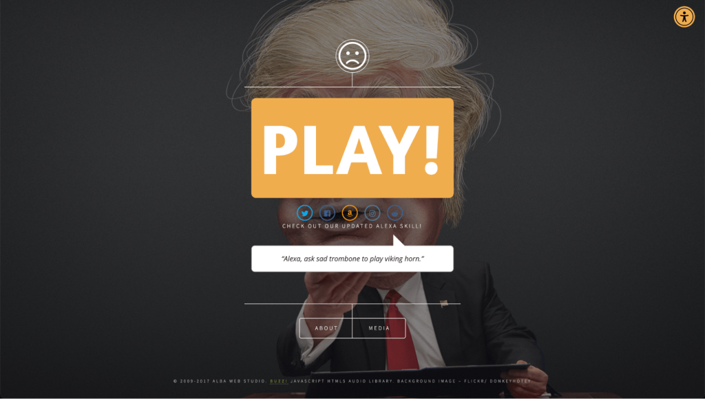 Traurige Posaunen-Homepage