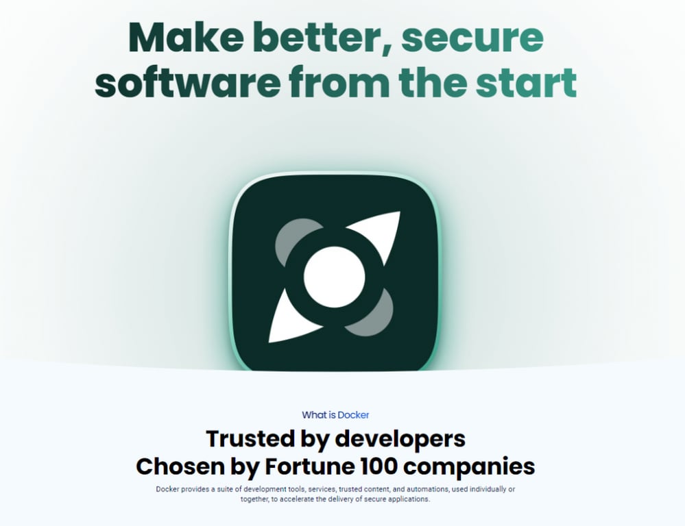 Offizielle Docker-Homepage