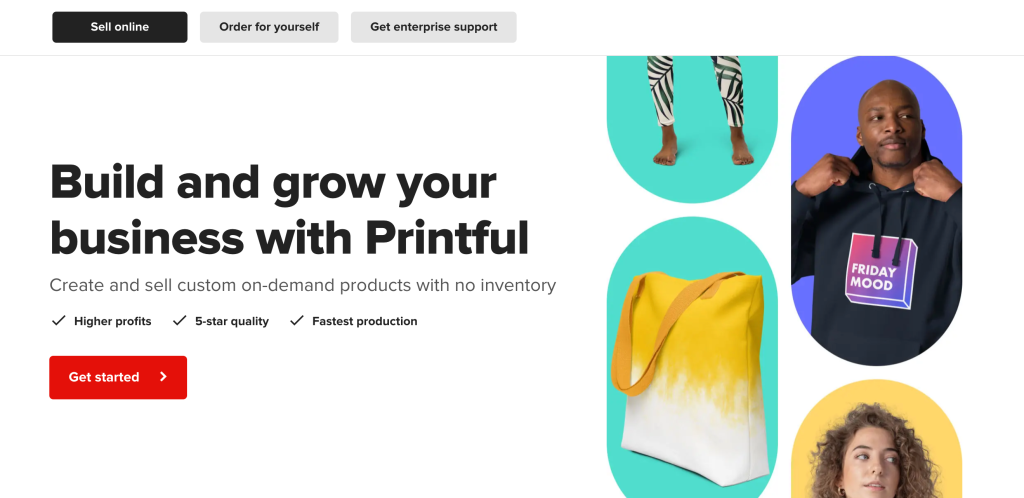 Printful Homepage