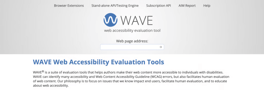 WAVE-Startseite