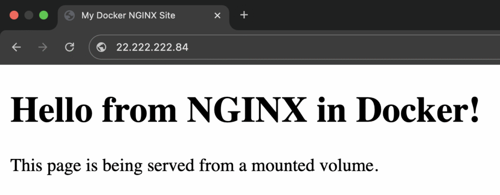 Browser zeigt
