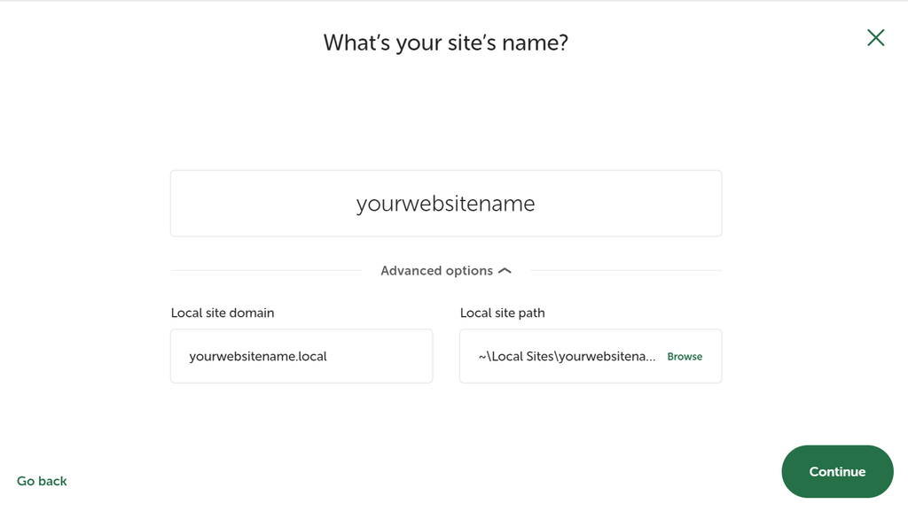 Die Namensgebung für Ihre neue Website auf Local