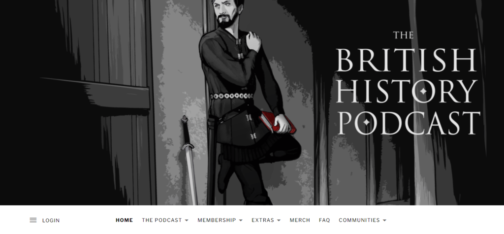 The-British-History-Podcast-Website – Startseite