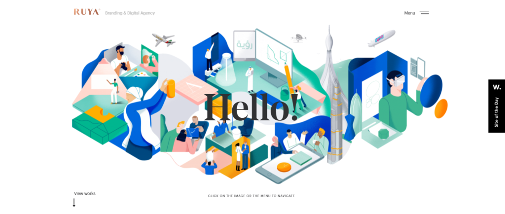 Ruya-Website – Startseite