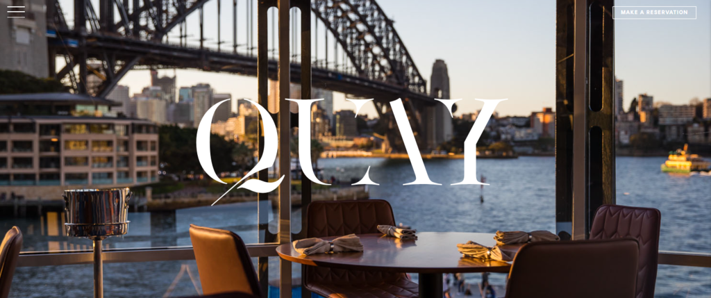 Quay-Website – Startseite