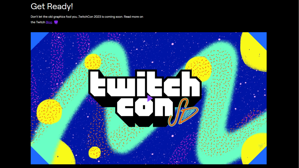 Website von TwitchCon