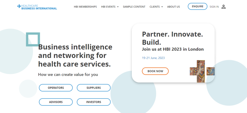 Healthcare-Business-International-Website – Startseite