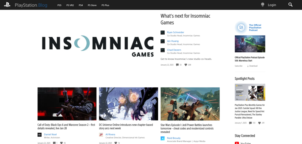 Playstation.Blog -Homepage