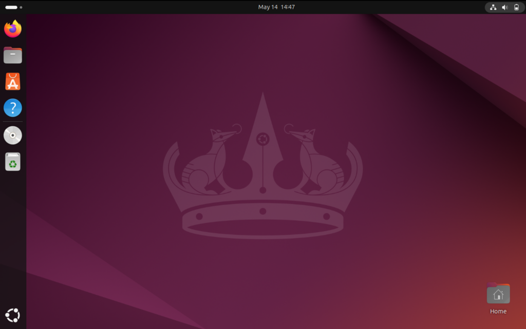 Ubuntu Desktop mit grafischer Benutzeroberfläche
