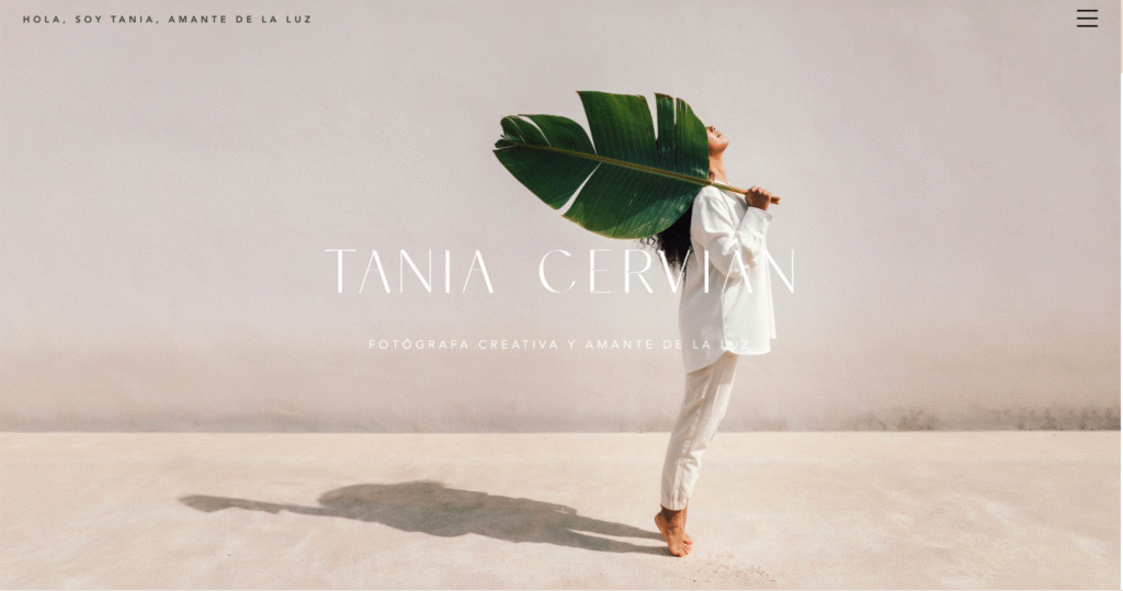 Startseite von Tania Cervian