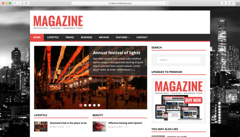 Tema de WordPress MH Magazine Lite