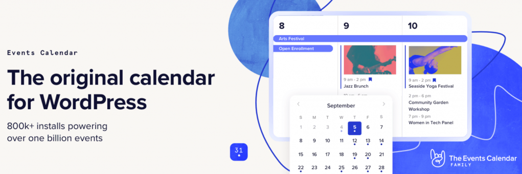 Plugin de calendario The Events Calendar