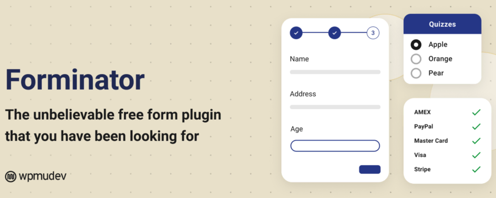 Plugin de cuestionarios Forminator
