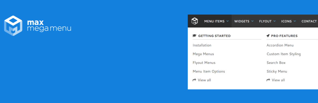 Plugin Max Mega Menu